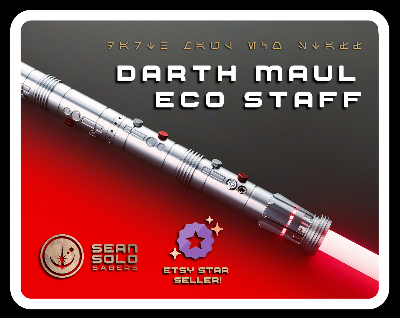 Darth Maul Eco Sabers + Staff Coupler